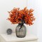 Babys Breath Orange Silk Artificial Flowers 6 Bundle European Fake Silk